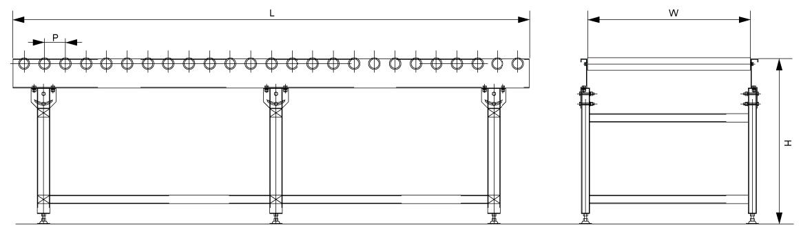 gravity roller conveyor gravity roller conveyor