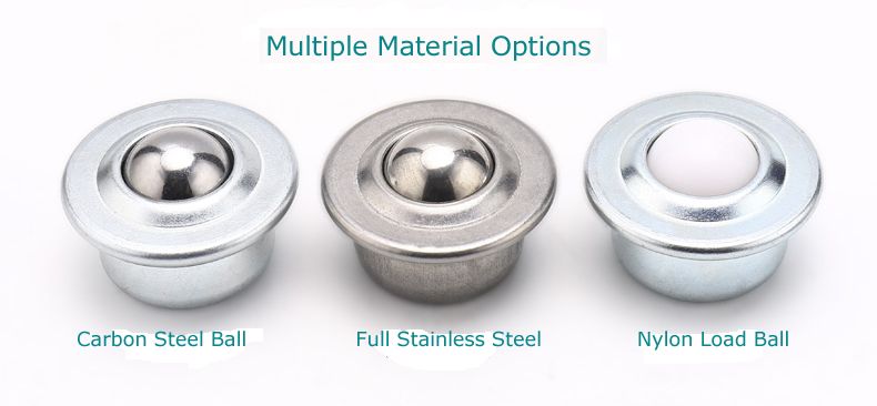 multiple material ball transfer unit multiple material ball transfer unit
