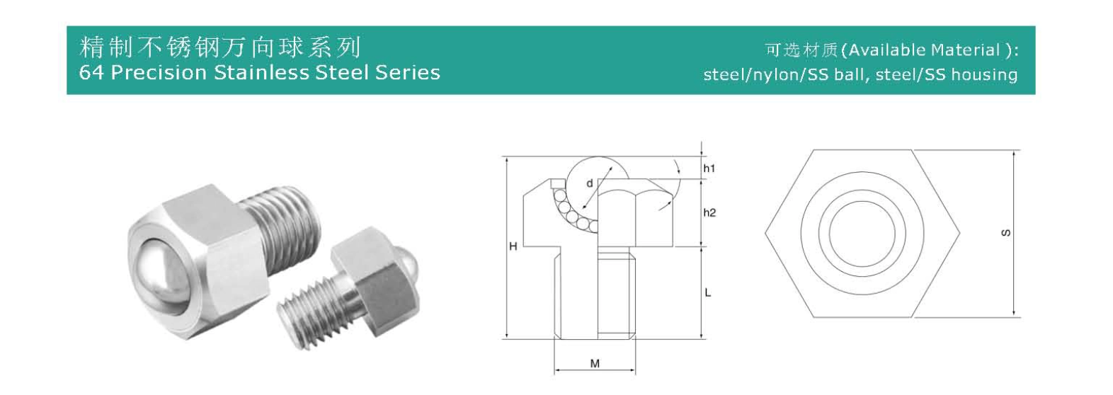 Hexagonal Thread Mount Precision Mini Ball Transfer Unit 屏幕截图 2025-11-28 153734