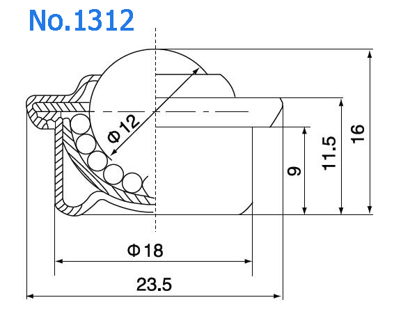 drop-in ball transfer unit drop-in ball transfer unit