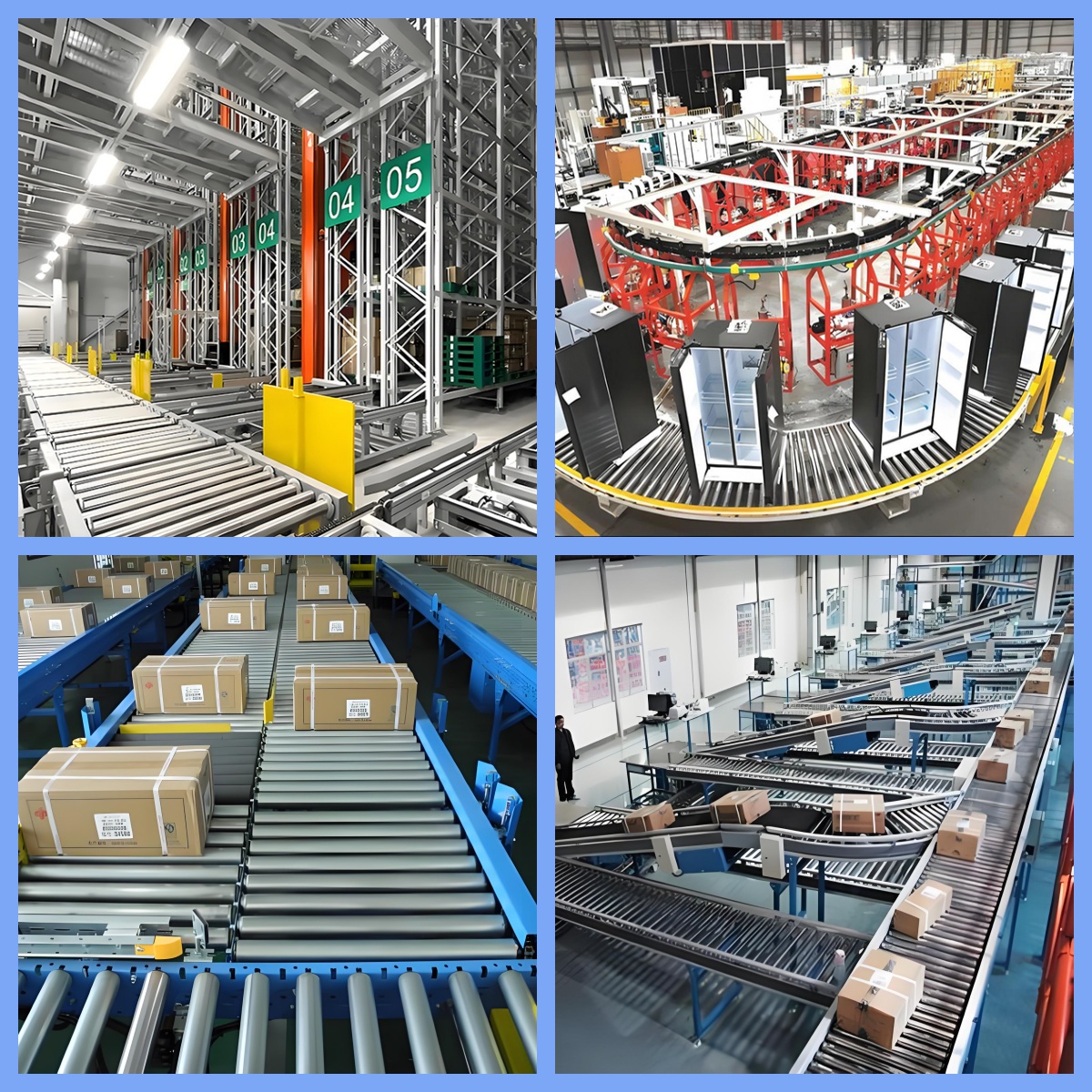 Application of roller conveyor