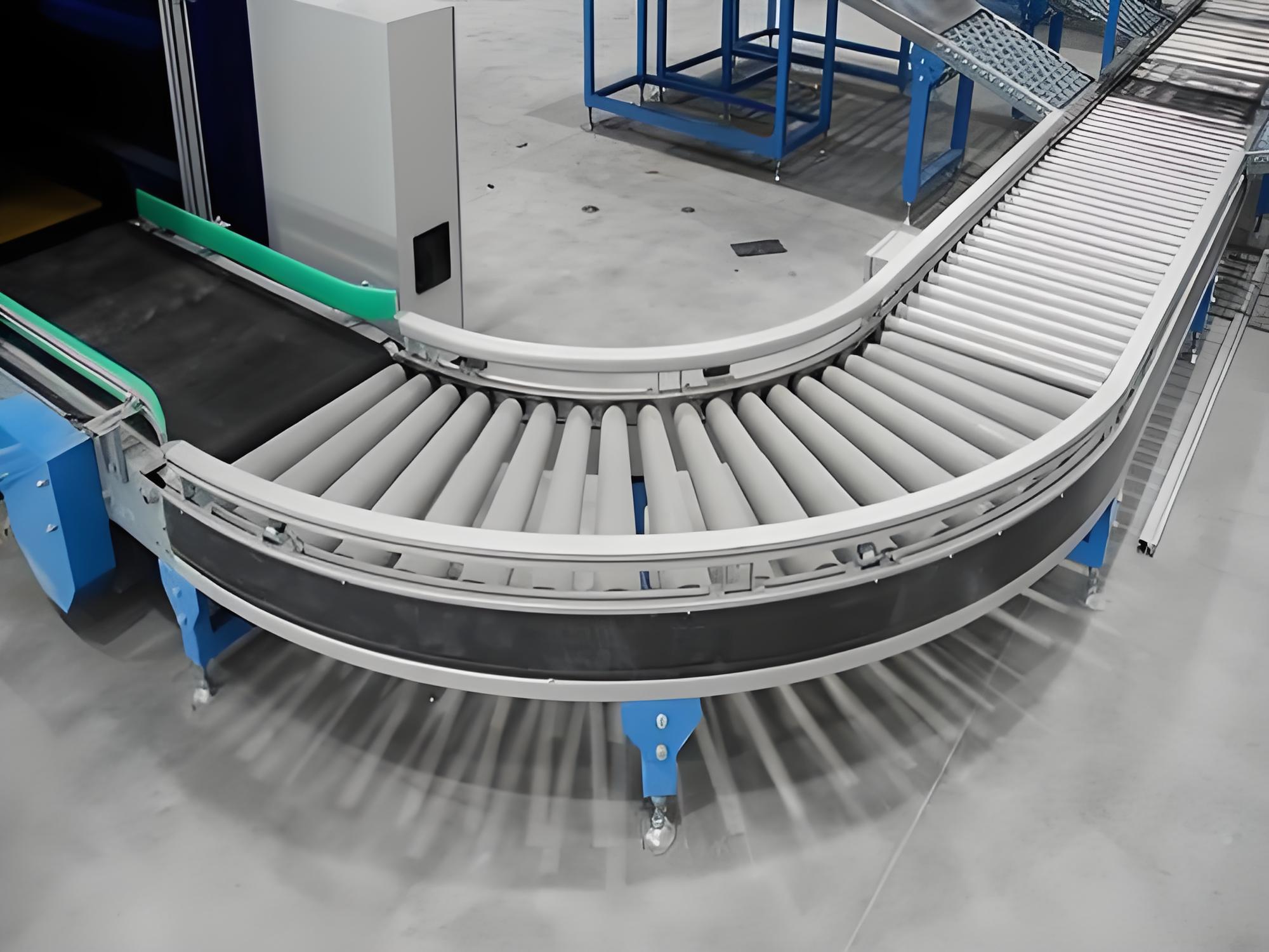 curved roller conveyor curved roller conveyor