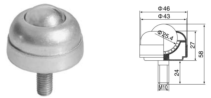 bolt mount ball transfer unit bolt mount ball transfer unit