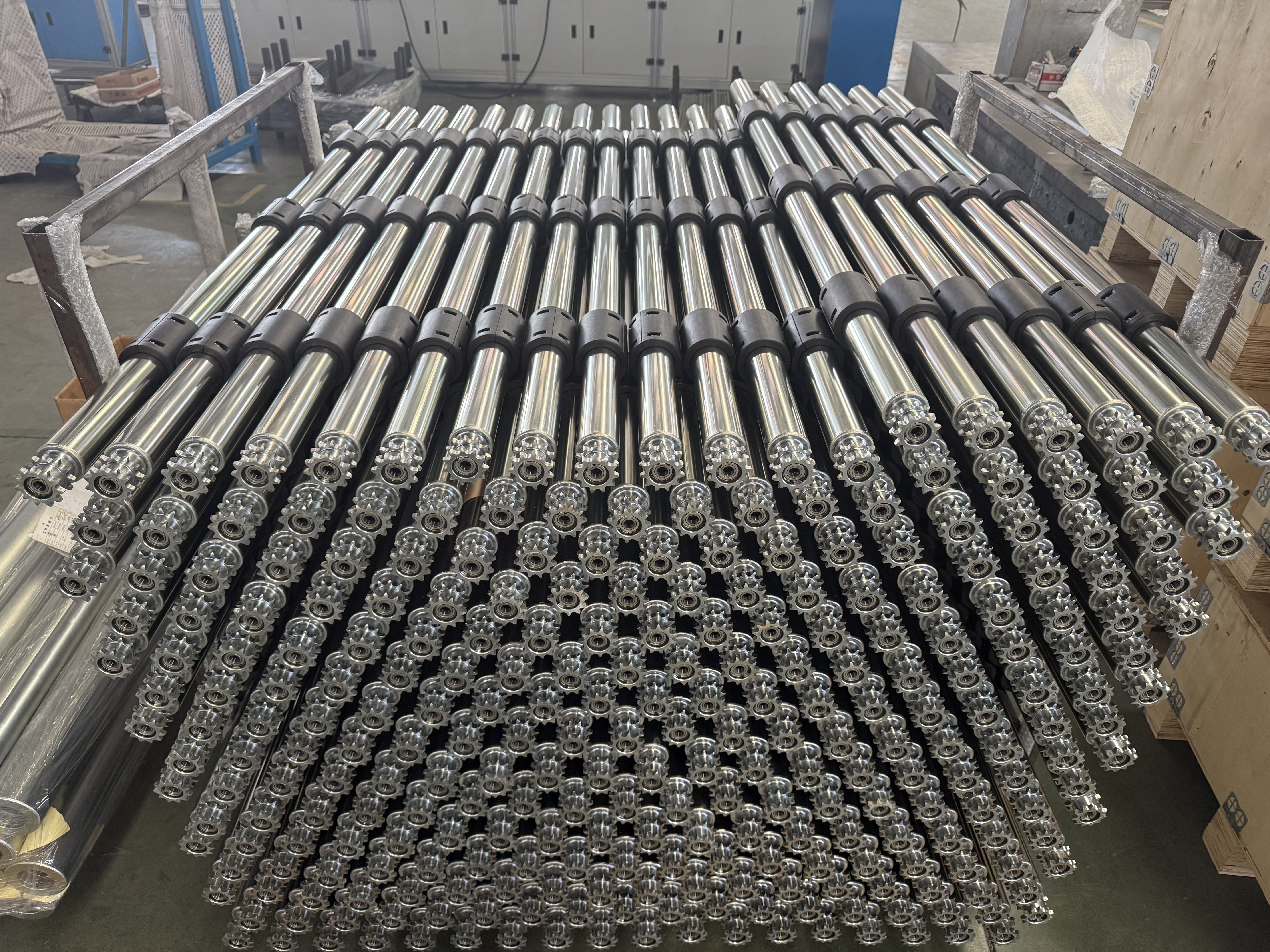 sprocket roller with straight sleeve sprocket roller with straight sleeve