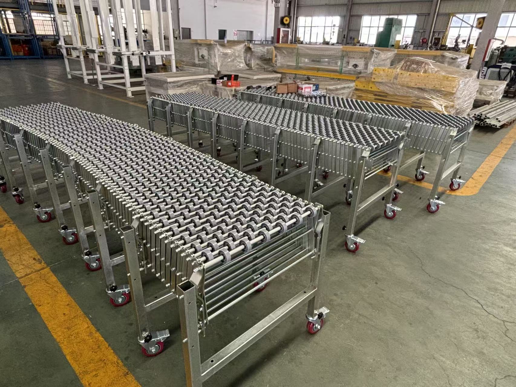 skatewheel flexible conveyor skatewheel flexible conveyor