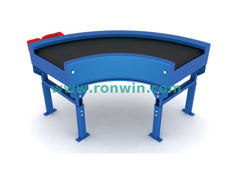 Customized Curved Belt Conveyor for Bulk Material Handling