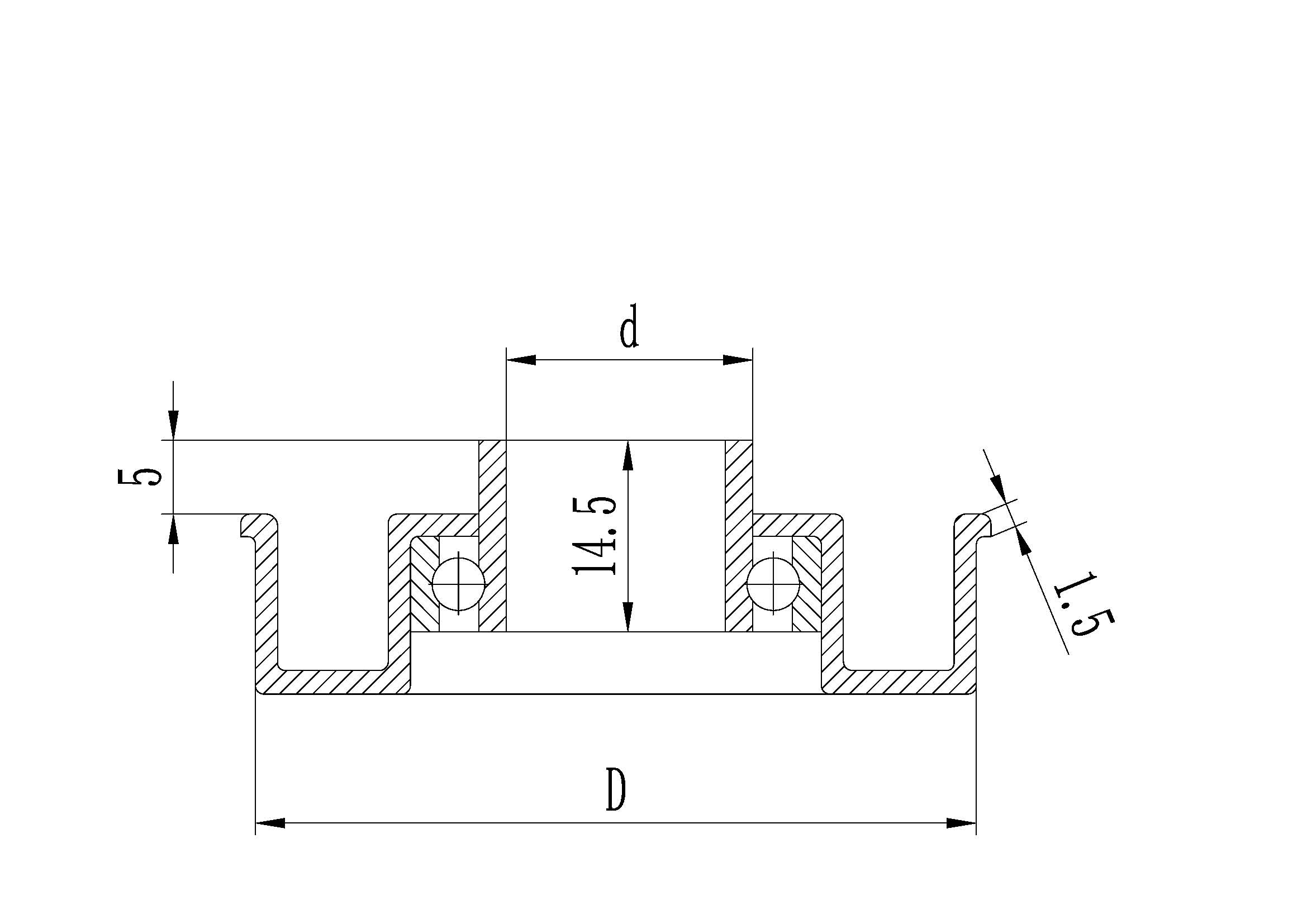 roller bearing assembly 60 Model (1)