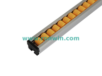 Dia.13mm Mini Wheel Aluminium Alloy Slide Rail Flow Track
