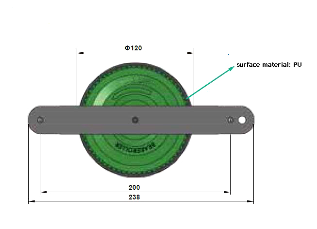 external brake roller