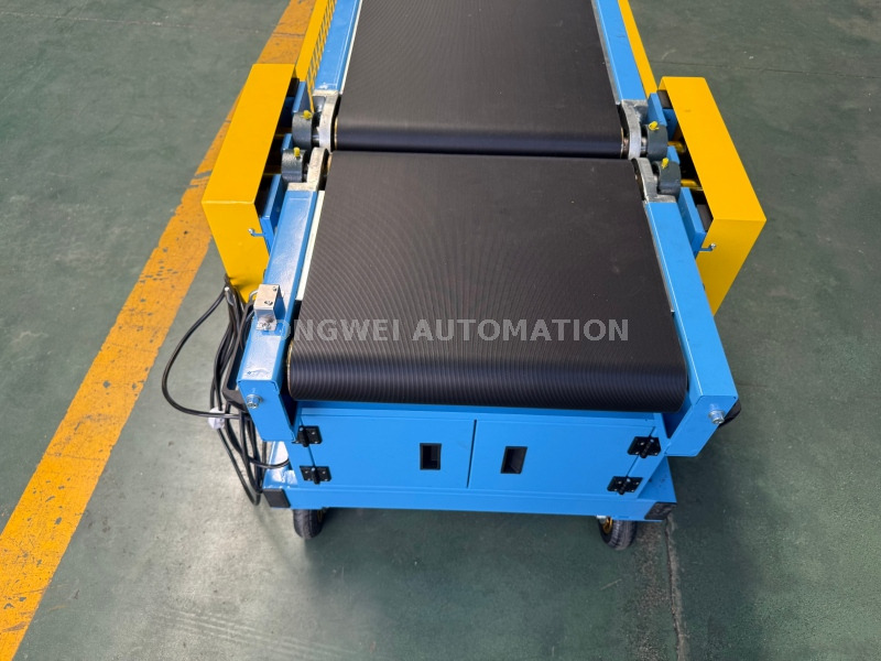 Movable Variable Amplitude Truck Loading And Unloading Belt Conveyor