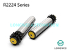 Low Noise Double-row Polymer Sprocket Chain Driven Conveyor Roller