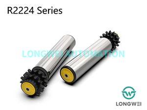 Low Noise Double-row Polymer Sprocket Chain Driven Conveyor Roller