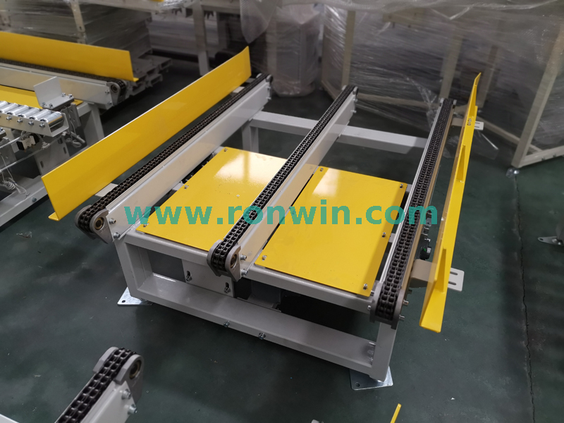  Heavy Load Pallet Chain Conveyor System with Support Roller