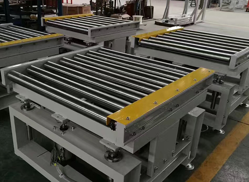 single sprocket driven roller conveyor