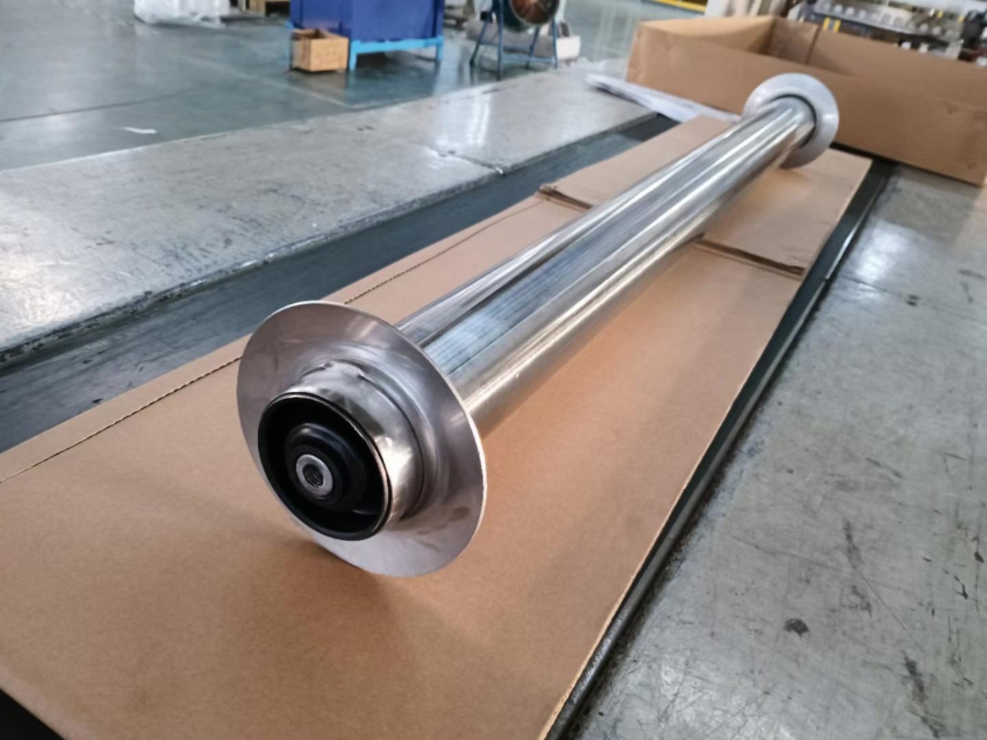 conveyor roller flange