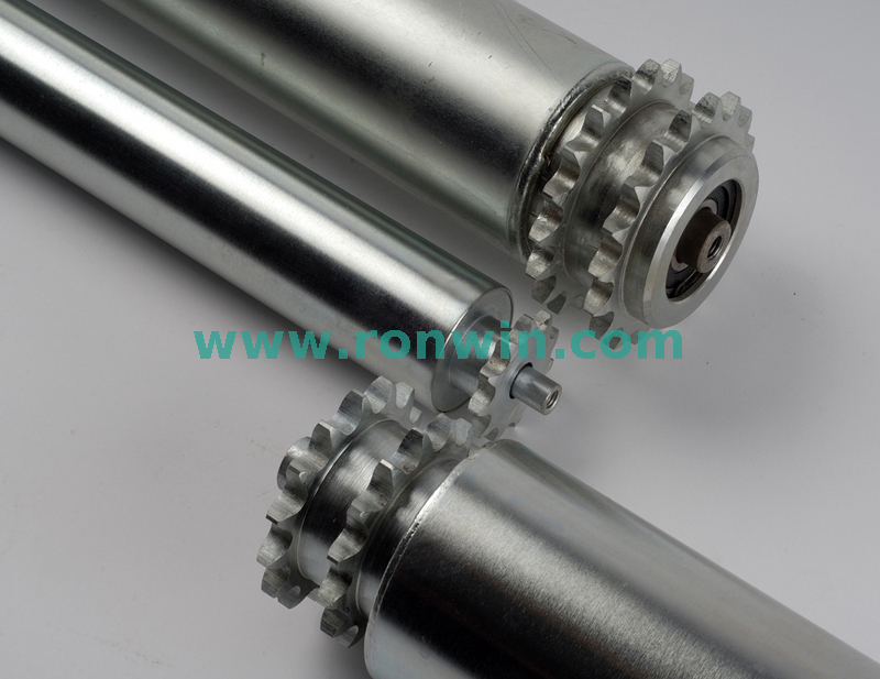 Heavy Duty Steel Single-row Sprocket Pallet Conveyor Roller