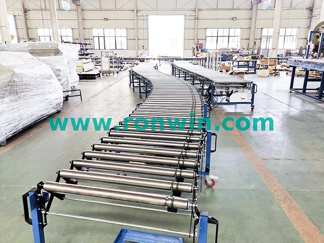Motorized Flexible Roller Conveyor