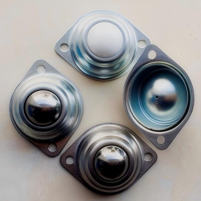 2-holes flange base fixing ball transfer unit