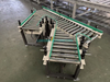 Converging and Diverging Roller Conveyor System