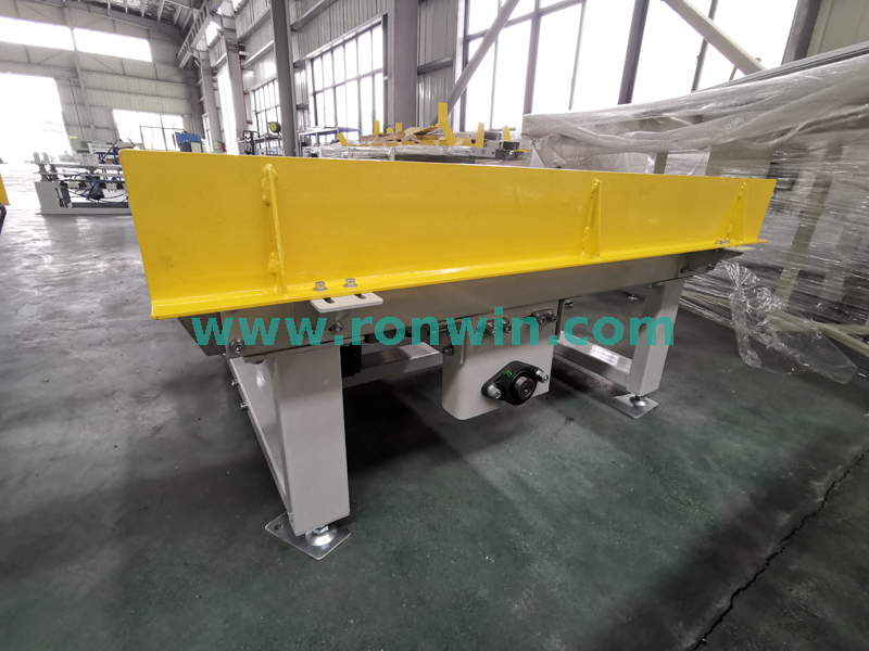 Multi Strand Heavy Load Pallet Chain Conveyor System with Support Roller