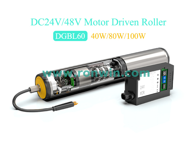 DC24V/48V Brushless Gear Motor Driven Roller MDR 
