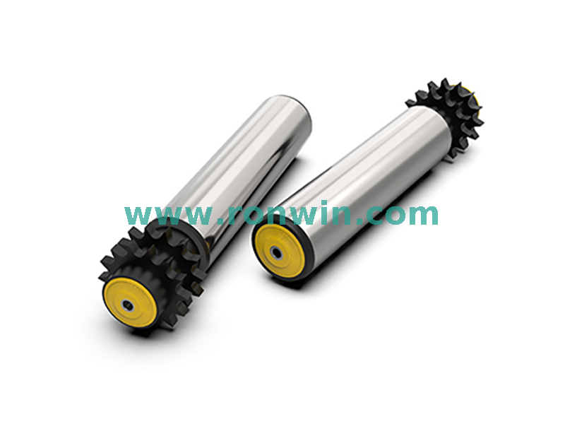 Low Noise Double-row Polymer Sprocket Chain Driven Conveyor Roller