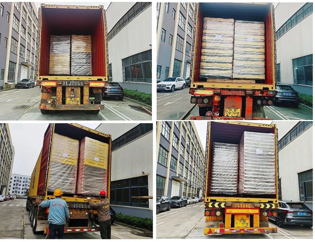 gravity roller conveyor container stuffing