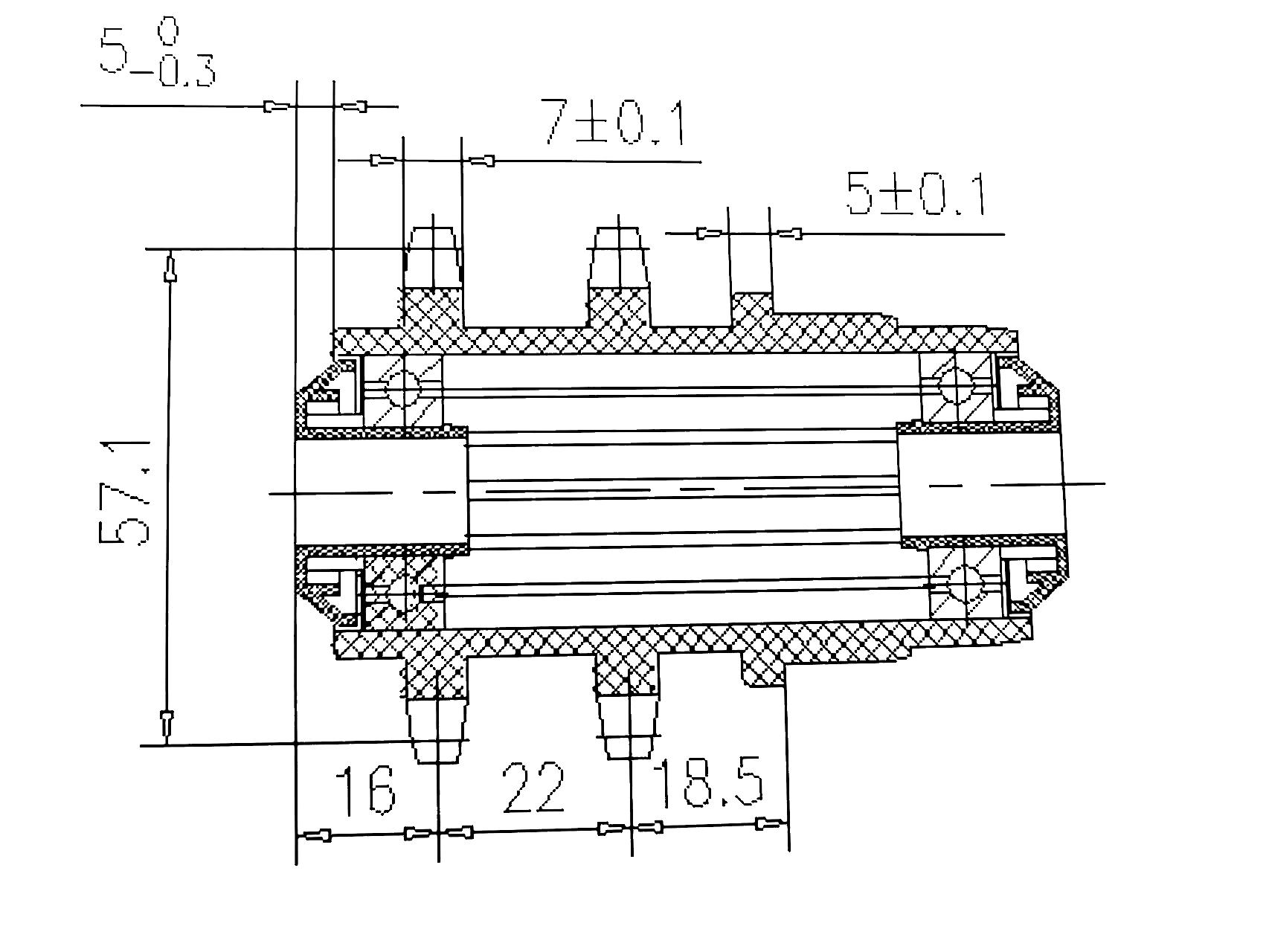 polymer sprocket assembly