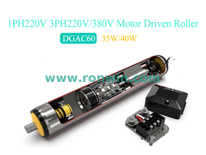 AC220V/380V Asynchronous Gear Reduction Motor Driven Roller 