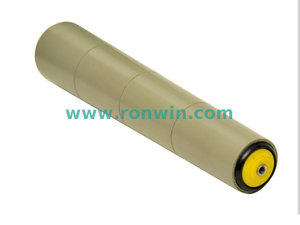 Light Duty Gravity Steel Conveyor Roller with Tapered PVC Sleeve 