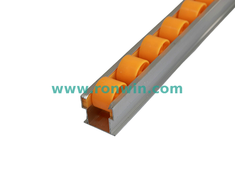 Dia.33mm Wheel Aluminium Alloy Carton Flow Wheel Track 