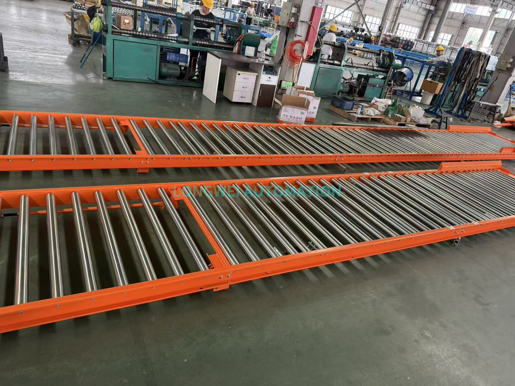 Modular Gravity Roller Conveyor for Pallet Flow Racking System