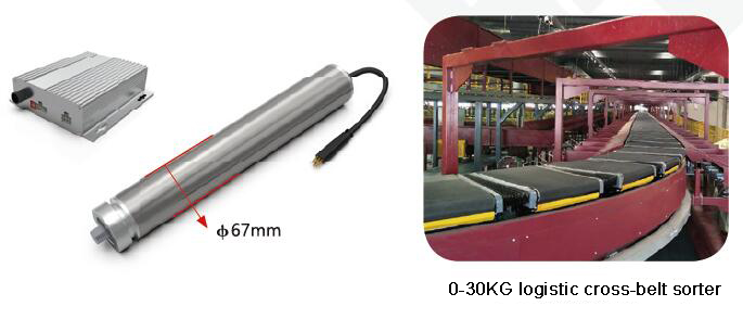 belt conveyor sorting trolley motor roller