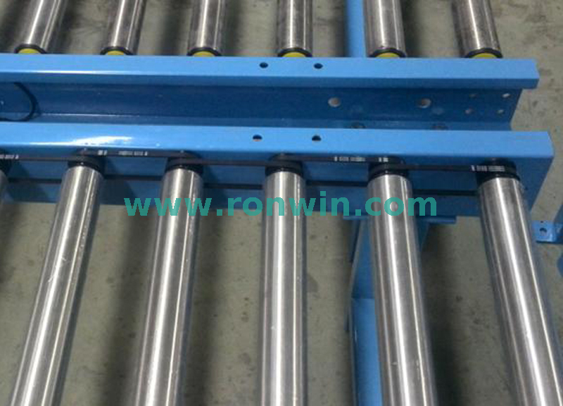 High Speed Poly-vee Pulley Belt Driven Roller Conveyor