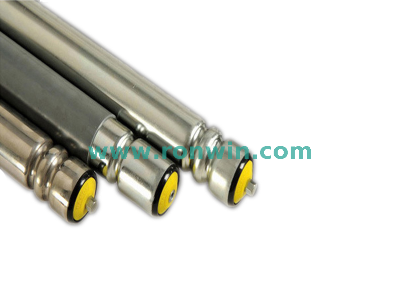 Double Grooved Round Belt Driven Steel Conveyor Roller