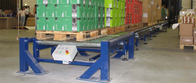 pallet roller conveyor