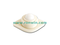 Plastic Waterproof Light Duty Base Flange Fixing Ball Transfer Unit
