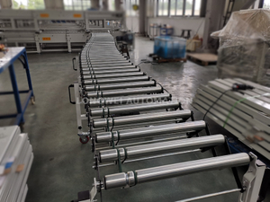 Motorised Flexible Expandable O-belt Roller Conveyor 