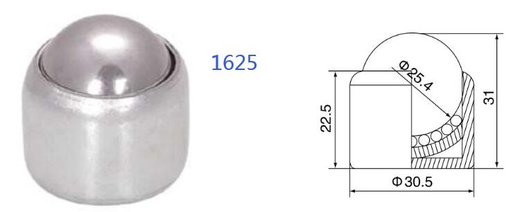 spring load ball transfer unit