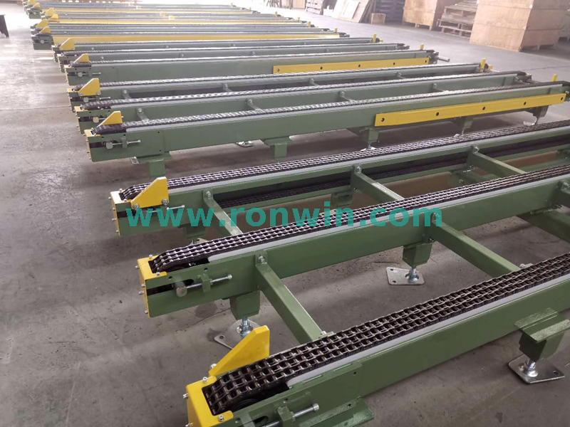 Triple Strand Chain Conveyor for Pallet Handling System