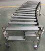 Free Curve Flexible Extendable Timing Driven Roller Conveyor 