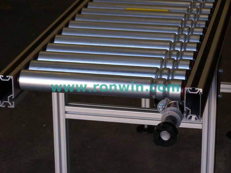 Straight Double Grooved O-belt Driven Roller Conveyor Line