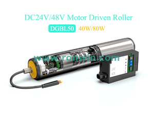 DC 24V/48V Adjustable Speed Brushless Gear Motor Driven Roller