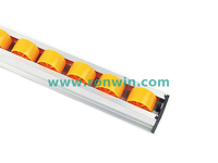 Dia.33mm Wheel Aluminium Alloy Carton Flow Wheel Track 