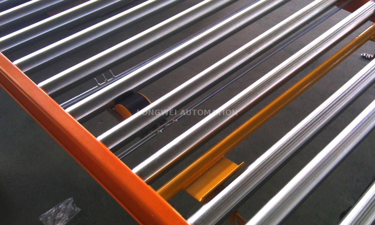 Modular Gravity Roller Conveyor for Pallet Flow Racking System