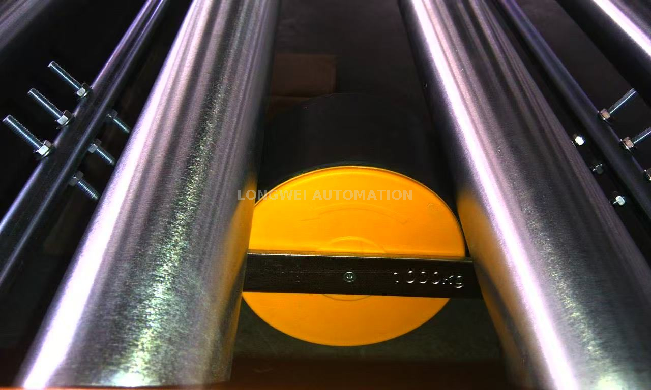 Modular Gravity Roller Conveyor for Pallet Flow Racking System