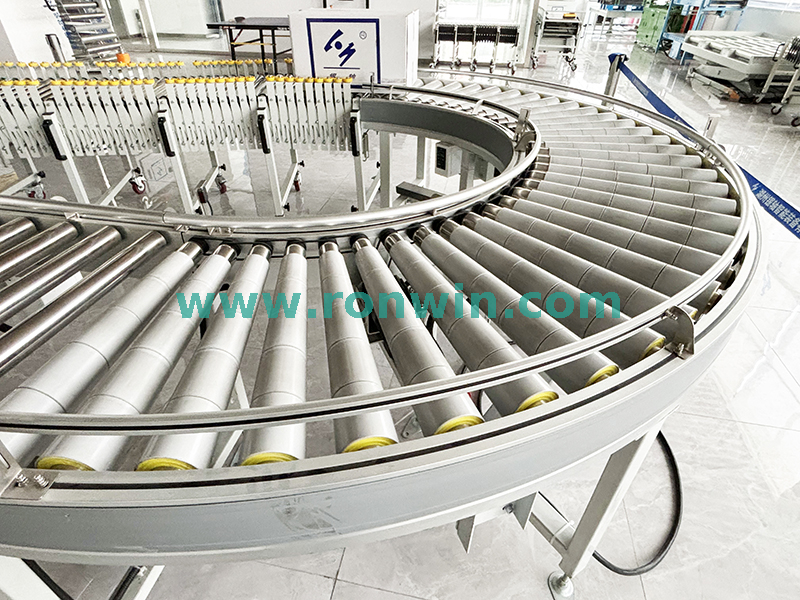 Case-Packed Middle Duty Roller Conveyor System