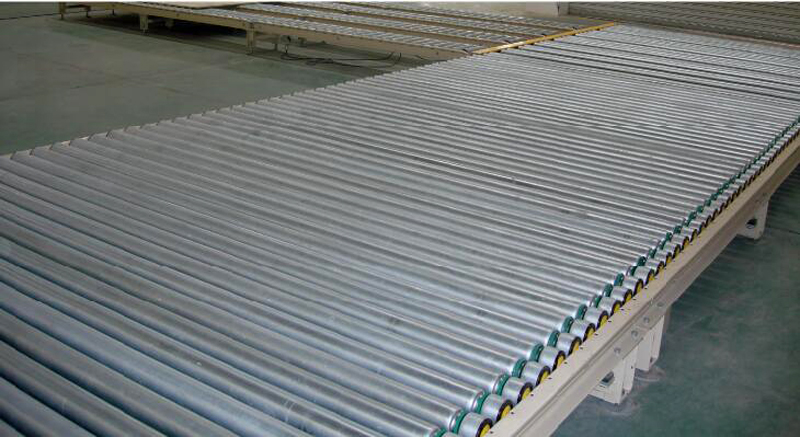 O groove belt driven roller conveyor