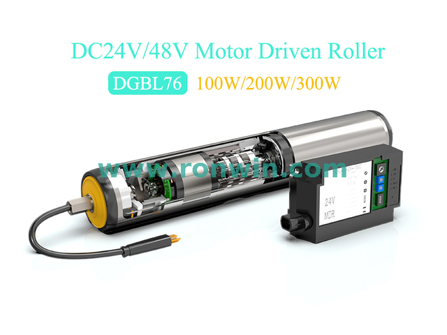 DC24V/48V Heavy Load Pallet Material Handling Motor Drive Roller