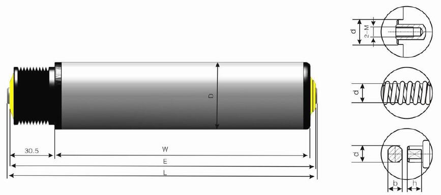 DR250 Polyvee Pulley Driven Conveyor Roller